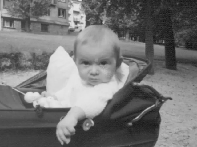 Loïc bébé, en 1970